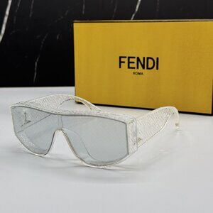 NEW FENDI GREY SUNGLASSES UNISEX EYEWEAR FENDI FE40128I 26C